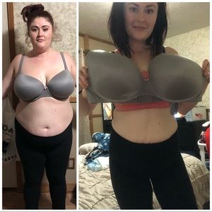 TORRID CURVE BODY SILVER GREY DEMI BRA 42 DDD